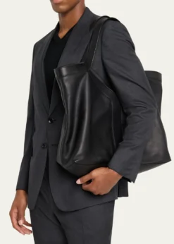 Saint LaurentMen's Giant Y Grainy Leather Tote Bag