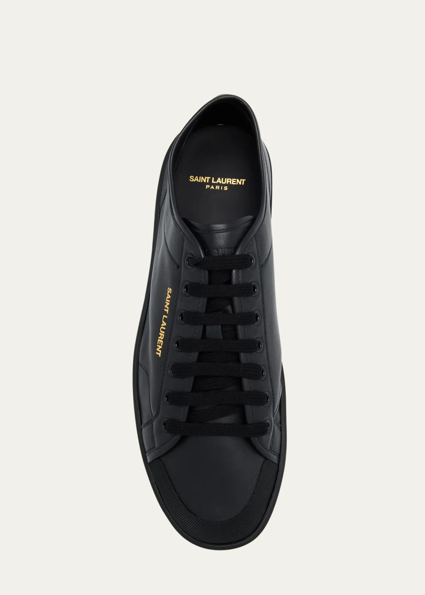 Saint LaurentMen's Gym Leather Low-Top Sneakers