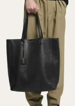 Saint LaurentMen's Large Leather Shopper Bag