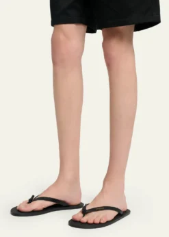 Saint LaurentMen's Leather Thong Sandals