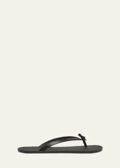Saint LaurentMen's Leather Thong Sandals