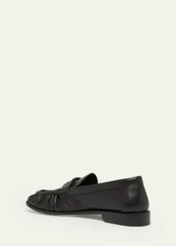 Saint LaurentMen's Le Loafer Creased Leather Mules