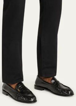 Saint LaurentMen's Le Loafer 15 Cassandre Moccasin Penny Loafers