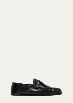 Saint LaurentMen's Le Loafer Leather Penny Loafers