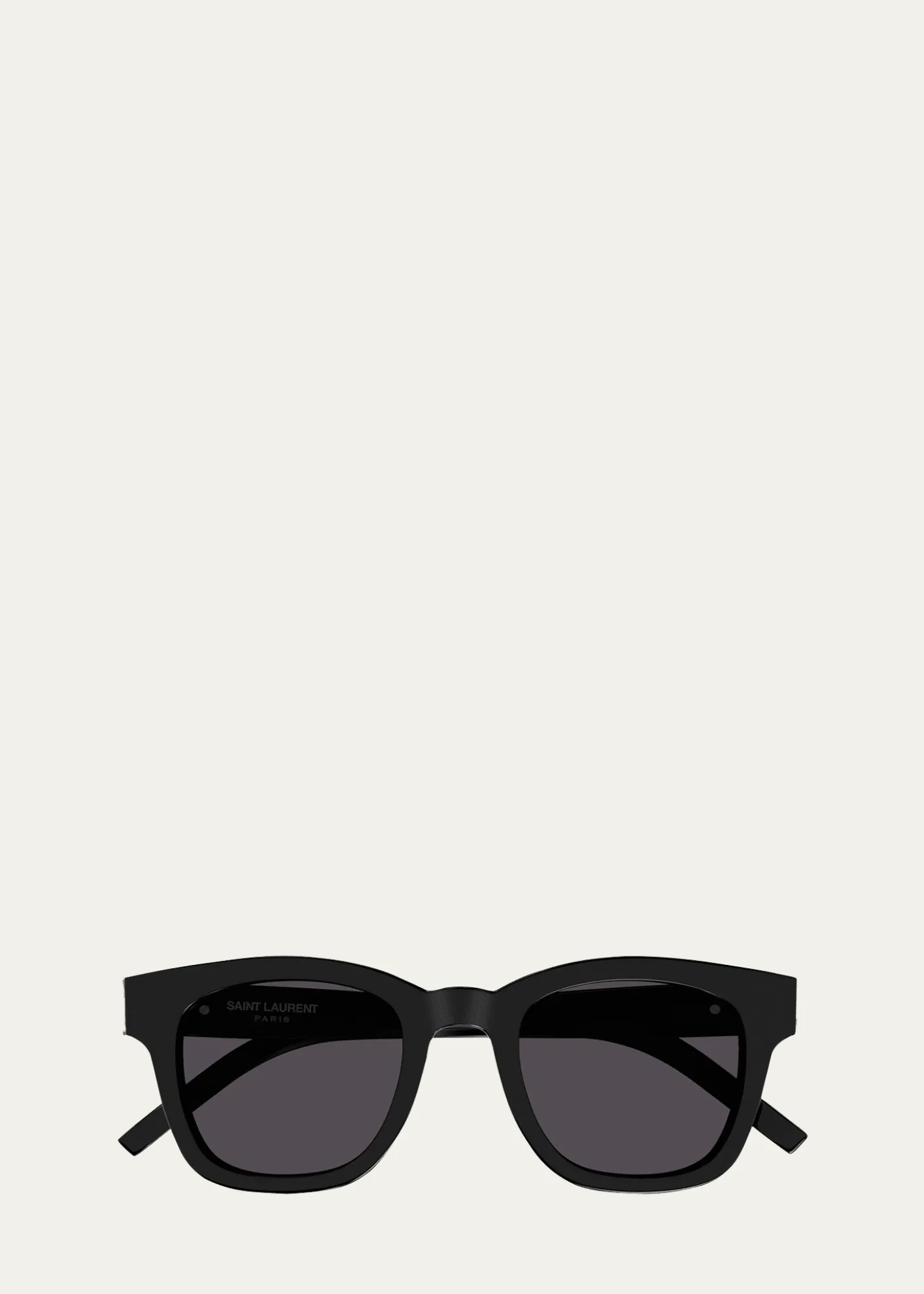 Saint LaurentMen's M124 Nylon and Acetate Rectangle Sunglasses
