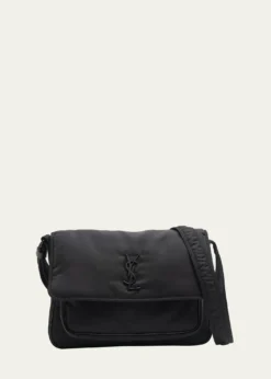 Saint LaurentMen's Niki Nylon Messenger Bag