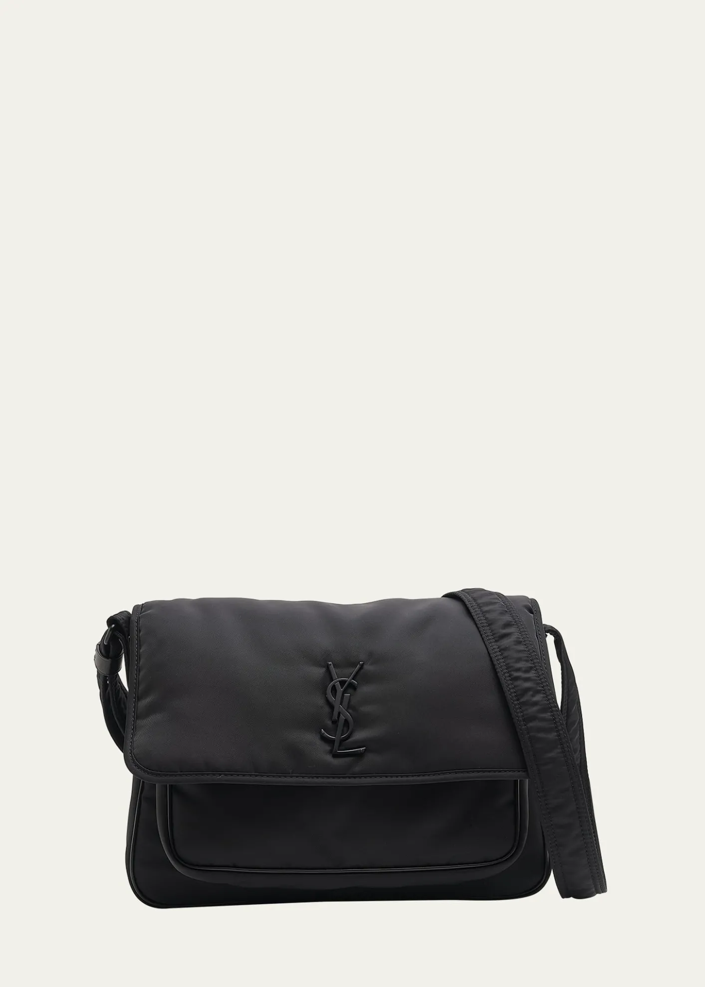 Saint LaurentMen's Niki Nylon Messenger Bag