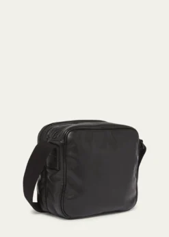 Saint LaurentMen's Niki YSL Cube Camera Bag in Leather