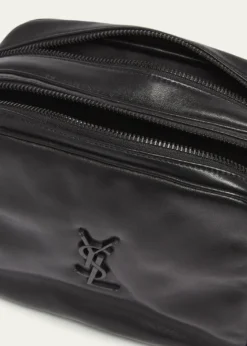 Saint LaurentMen's Niki YSL Cube Camera Bag in Leather