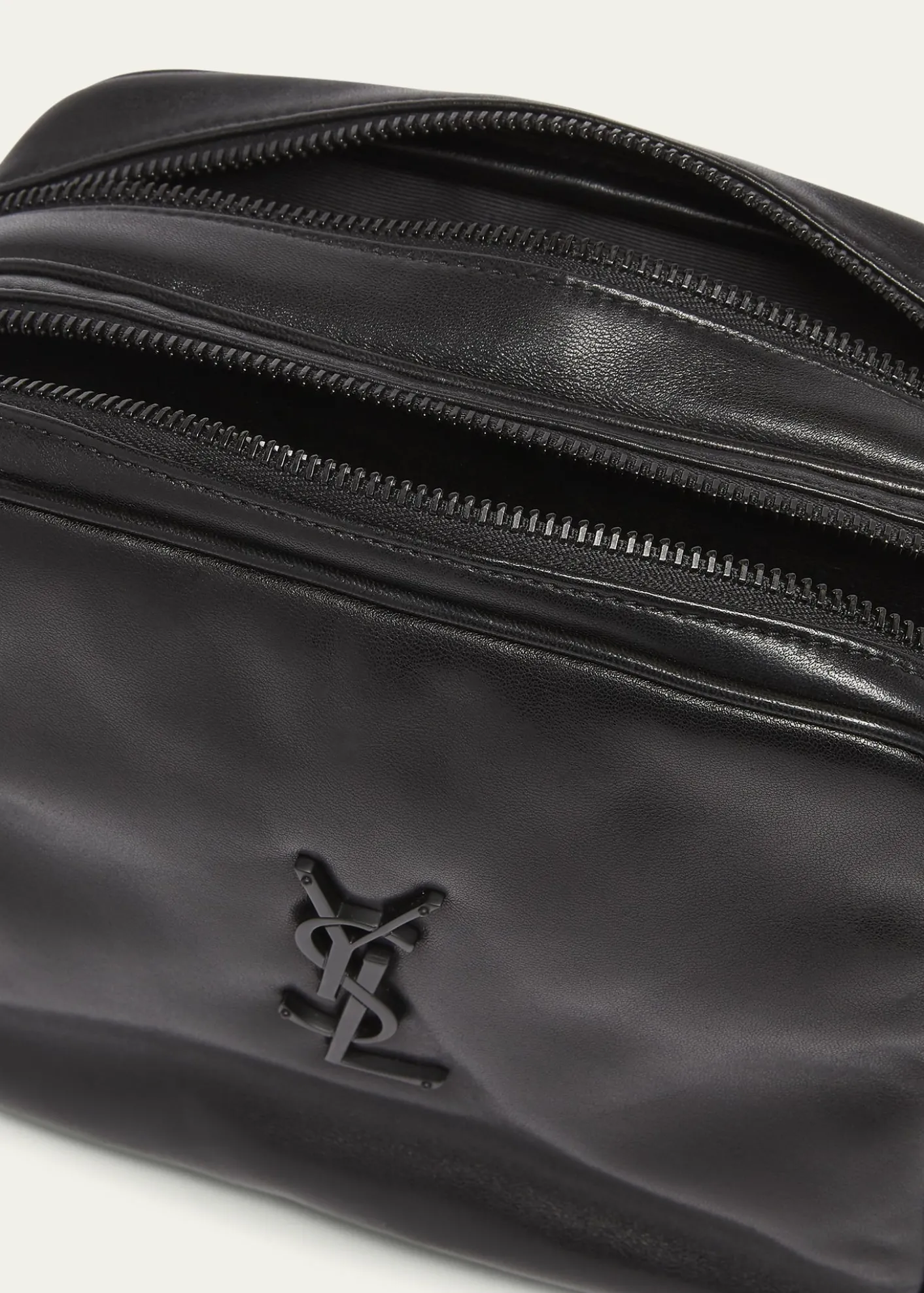 Saint LaurentMen's Niki YSL Cube Camera Bag in Leather