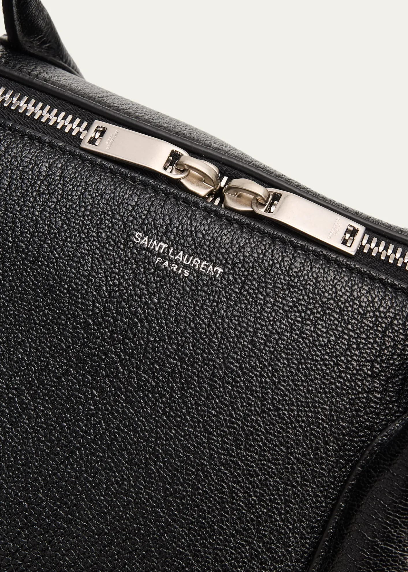 Saint LaurentMen's North/South Doctor Bag in Grainy Leather