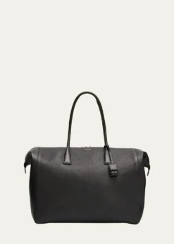 Saint LaurentMen's North/South Doctor Bag in Grainy Leather