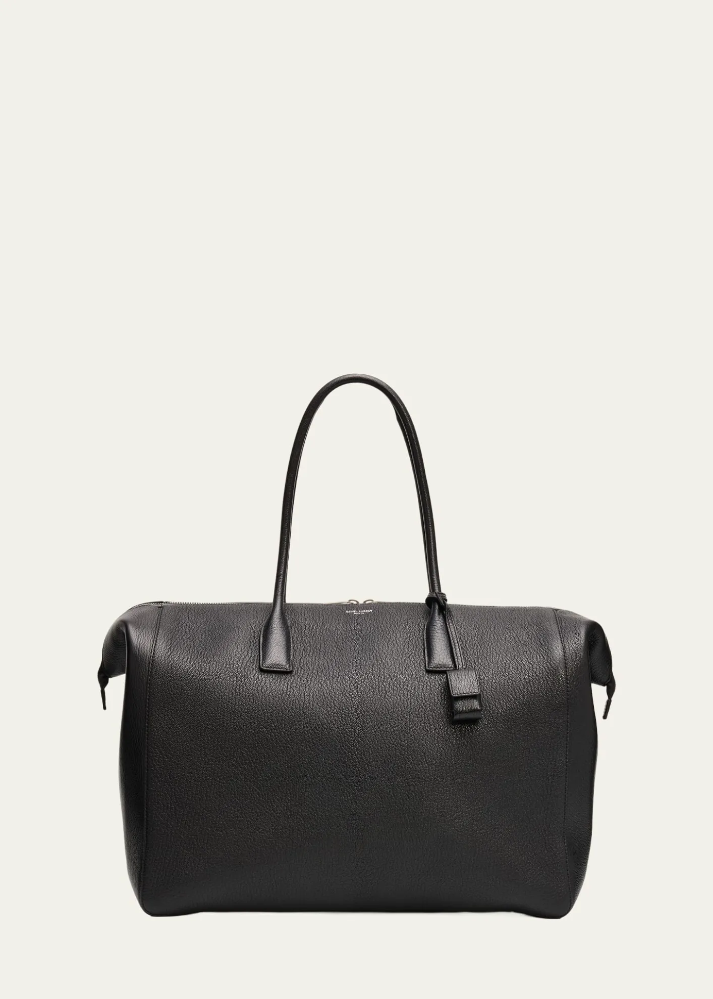 Saint LaurentMen's North/South Doctor Bag in Grainy Leather