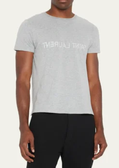 Saint LaurentMen's Reverse Logo T-Shirt