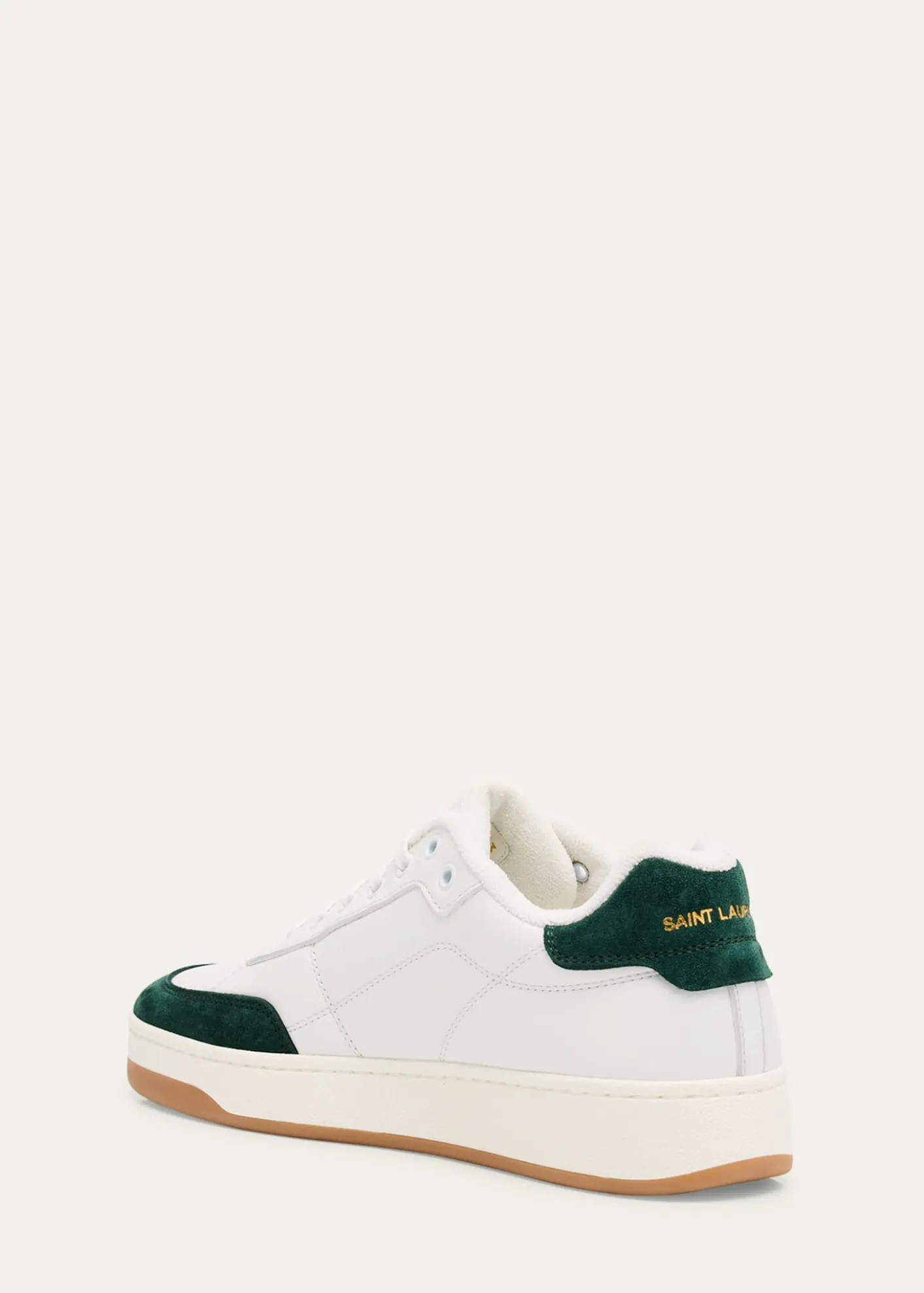 Saint LaurentMen's SL61 Leather and Suede Low-Top Sneakers