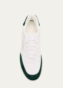 Saint LaurentMen's SL61 Leather and Suede Low-Top Sneakers