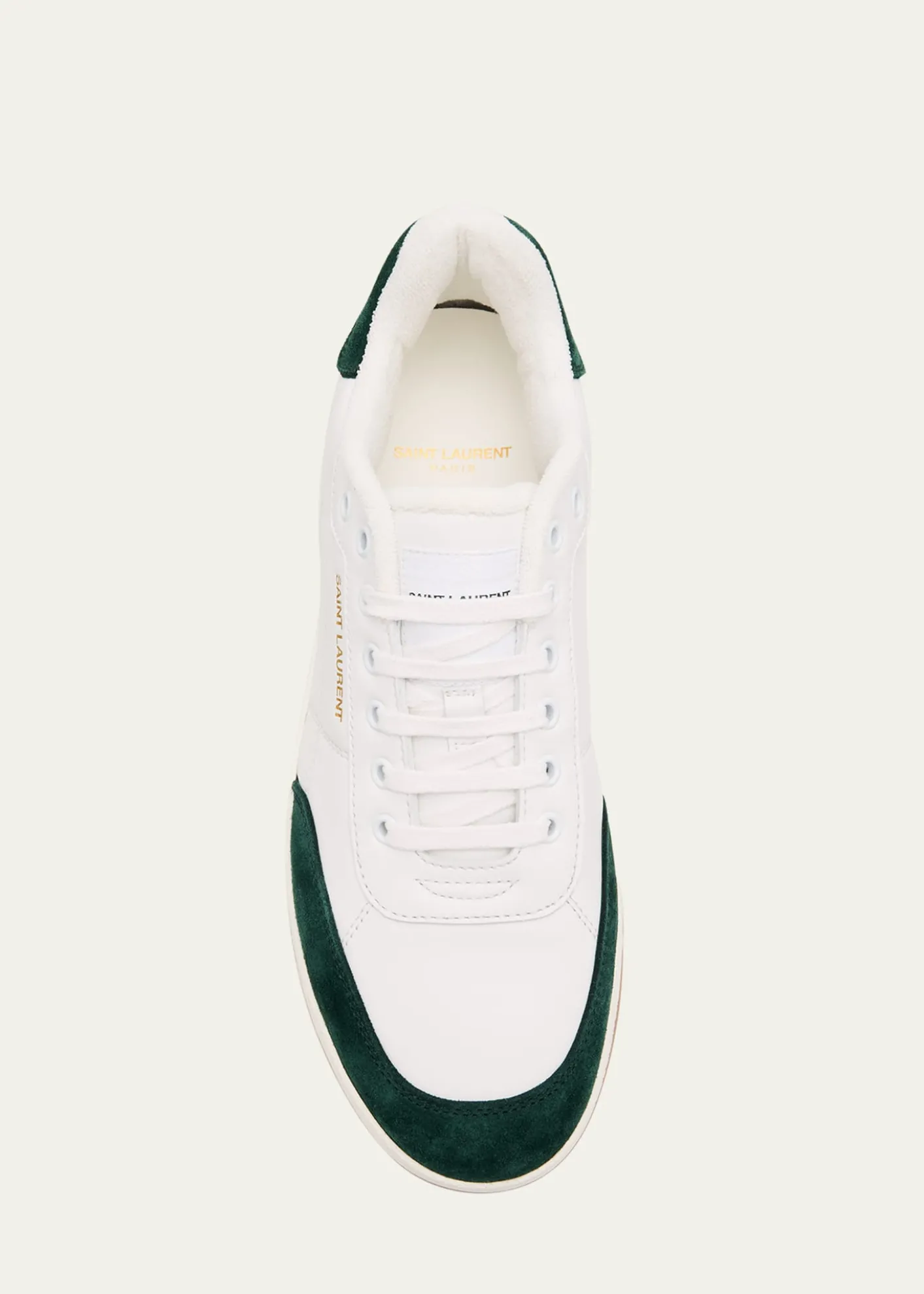 Saint LaurentMen's SL61 Leather and Suede Low-Top Sneakers