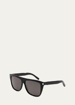 Saint LaurentMen's SL 1 Slim Plastic Sunglasses