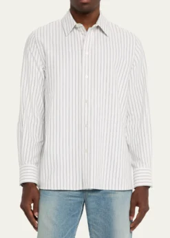 Saint LaurentMen's Striped Sport Shirt
