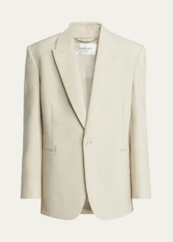 Saint LaurentMen's Wool-Silk Relaxed Sport Coat