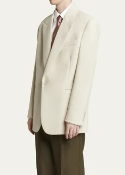 Saint LaurentMen's Wool-Silk Relaxed Sport Coat
