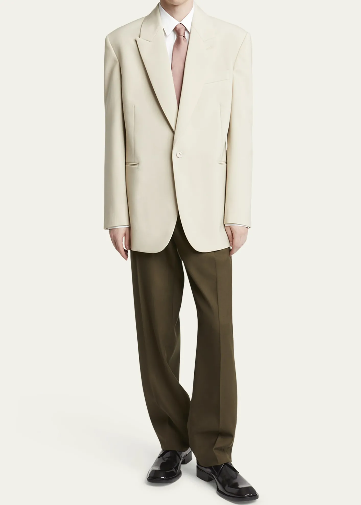 Saint LaurentMen's Wool-Silk Relaxed Sport Coat