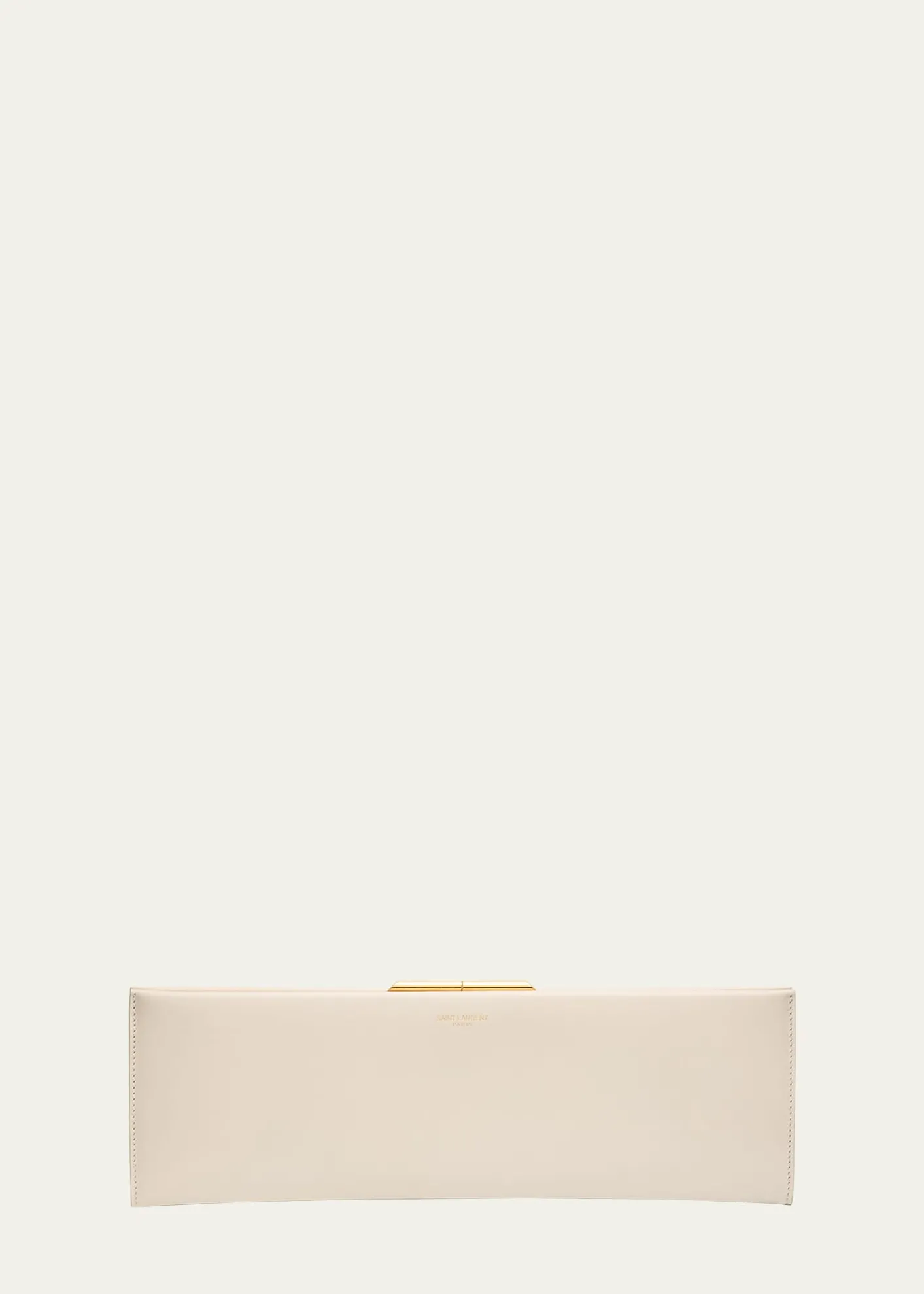 Saint LaurentMidnight Large Pochette Clutch Bag in Leather