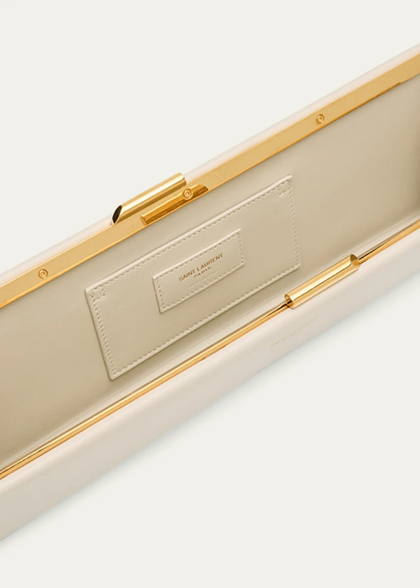 Saint LaurentMidnight Large Pochette Clutch Bag in Leather