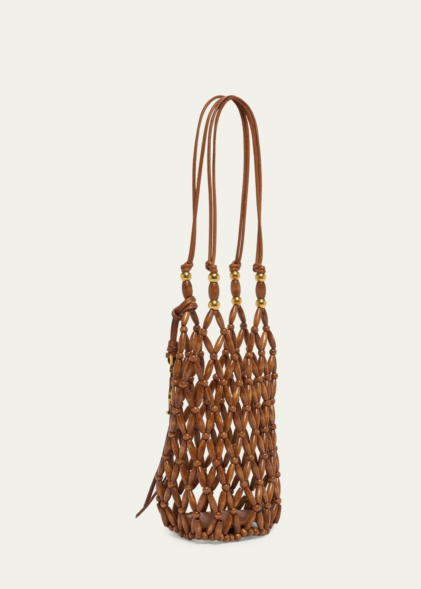 Saint LaurentMini Bucket Bag in Wood