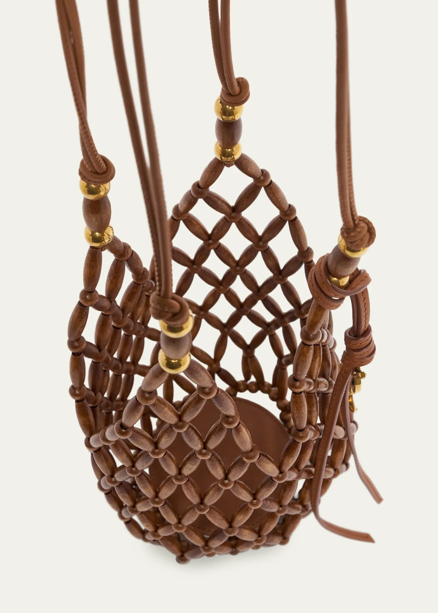Saint LaurentMini Bucket Bag in Wood