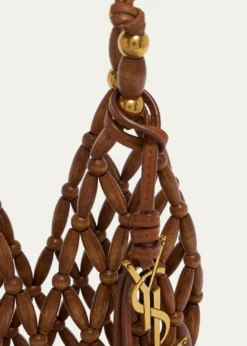 Saint LaurentMini Bucket Bag in Wood