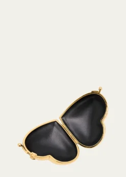 Saint LaurentMini YSL Minaudiere in Brass