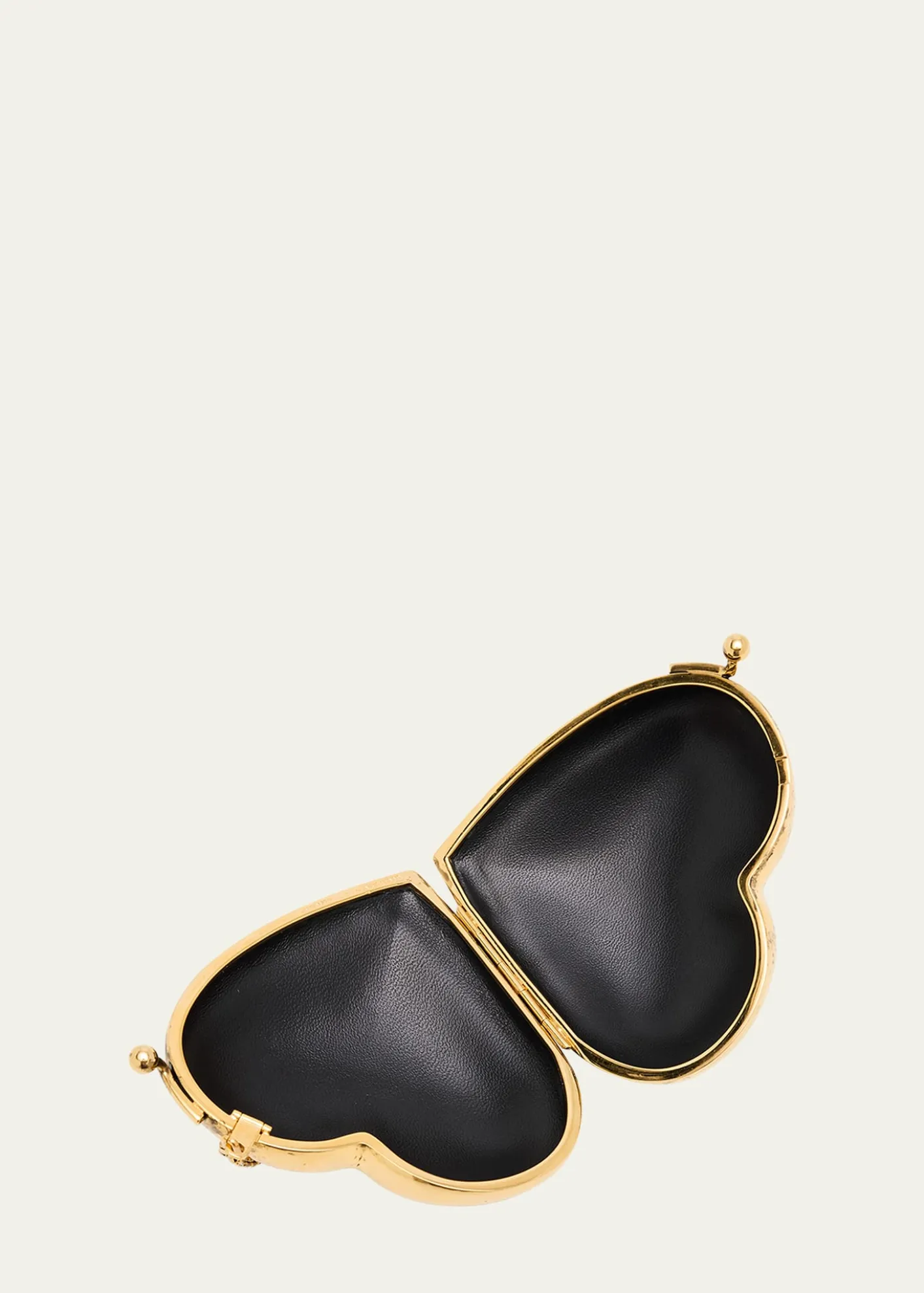 Saint LaurentMini YSL Minaudiere in Brass