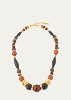 Saint LaurentMixed Bead Necklace