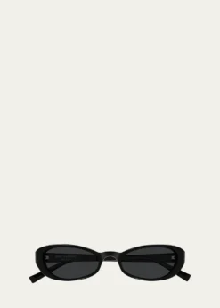 Saint Laurent51mm Acetate Oval Sunglasses