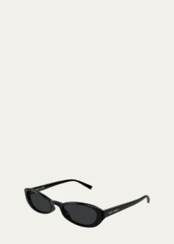 Saint Laurent51mm Acetate Oval Sunglasses