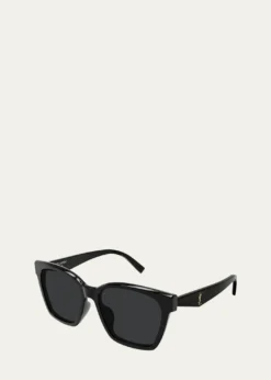 Saint Laurent57mm Acetate Square Sunglasses
