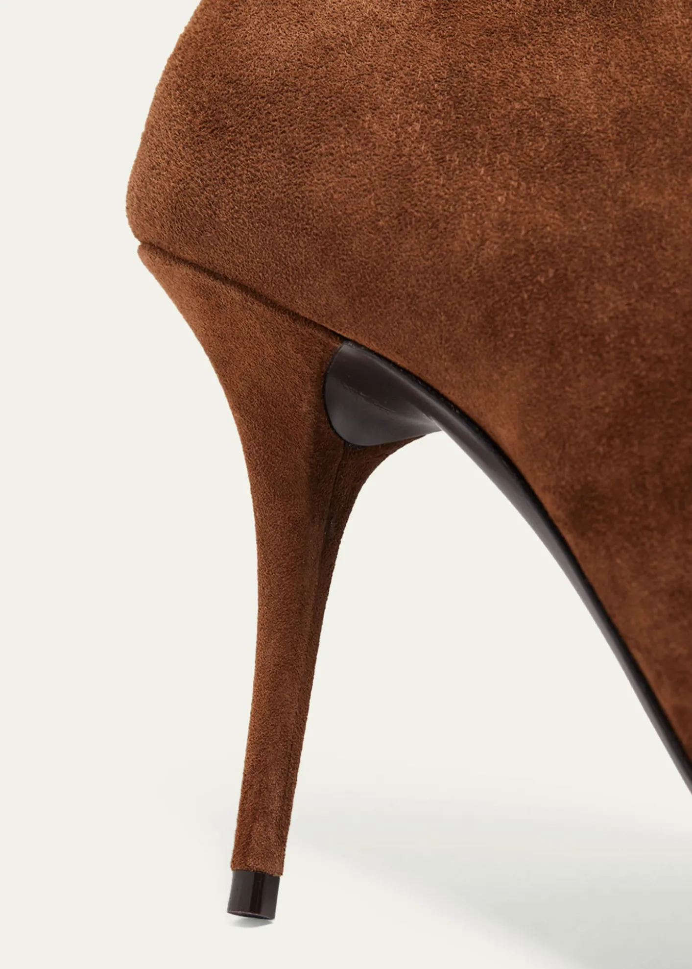 Saint Laurent90mm Ashley Suede Ankle Booties