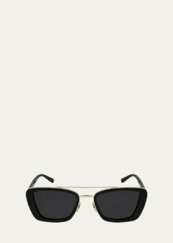 Saint Laurent50mm Rectangular Sunglasses