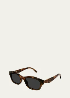 Saint LaurentMonogram 53mm Rectangular Sunglasses