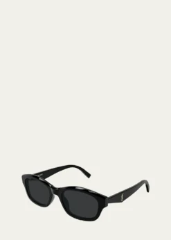 Saint LaurentMonogram 53mm Rectangular Sunglasses