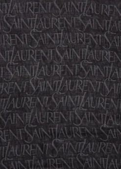 Saint LaurentMonogram Sheer Scarf