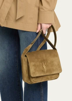 Saint LaurentNiki YSL Crossbody Bag in Suede