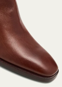 Saint LaurentOdeon Leather Over-The-Knee Boots