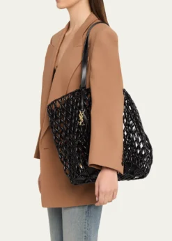 Saint LaurentPanier Medium Beaded Tote Bag