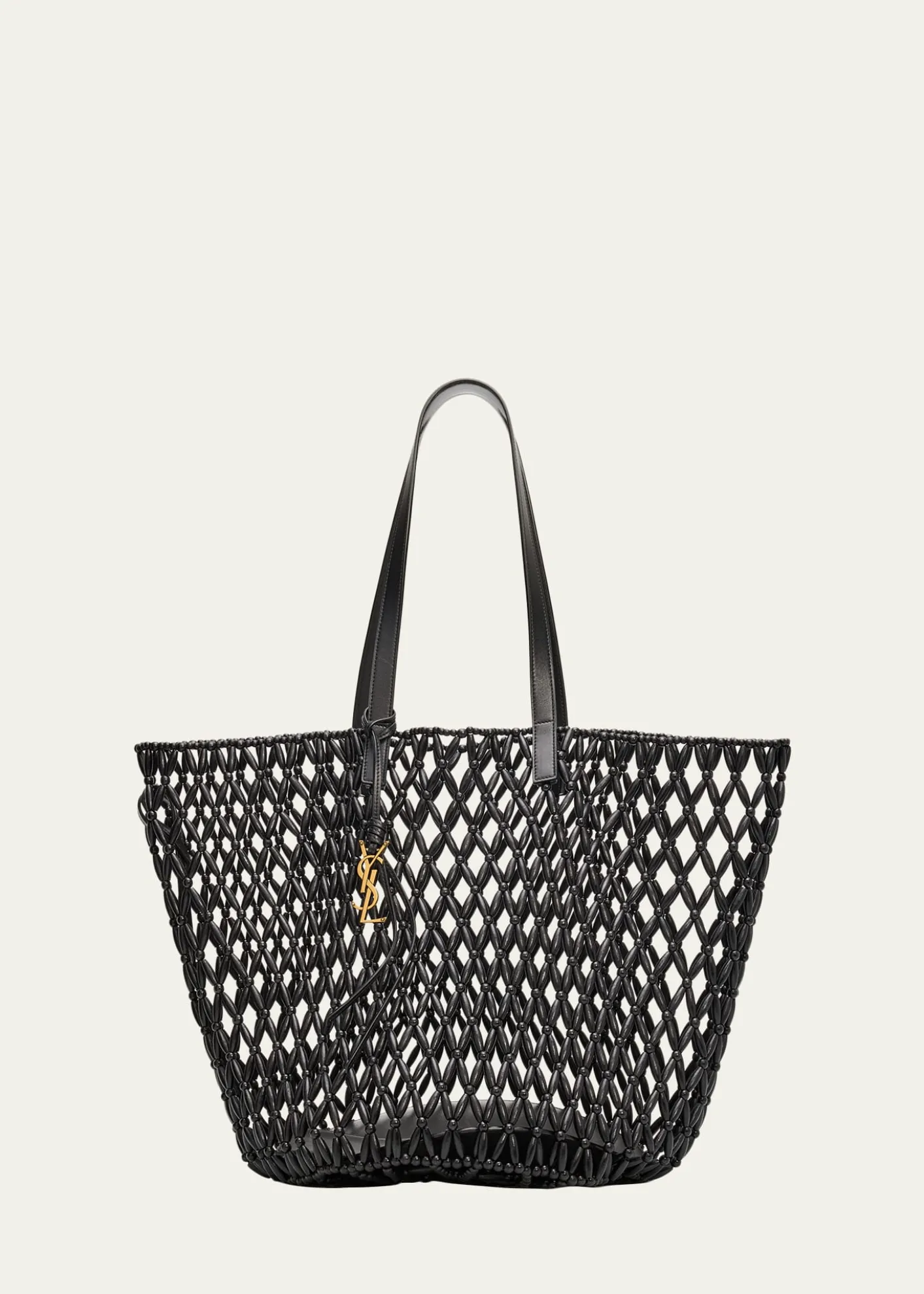 Saint LaurentPanier Medium Beaded Tote Bag