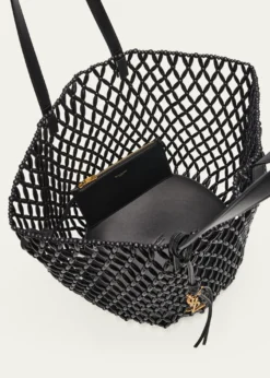 Saint LaurentPanier Medium Beaded Tote Bag