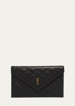 Saint LaurentParis Pouch in Lambskin Leather