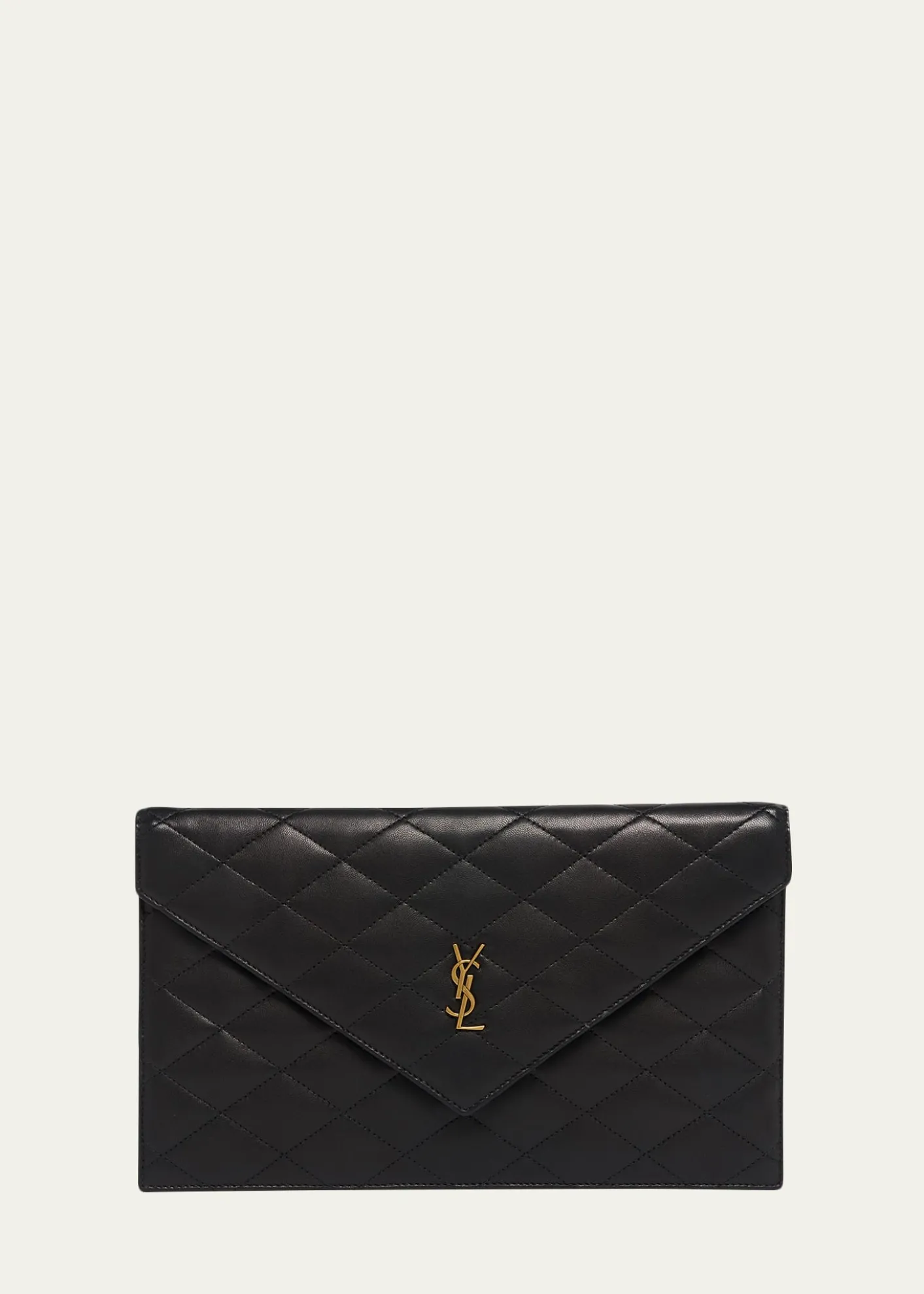 Saint LaurentParis Pouch in Lambskin Leather