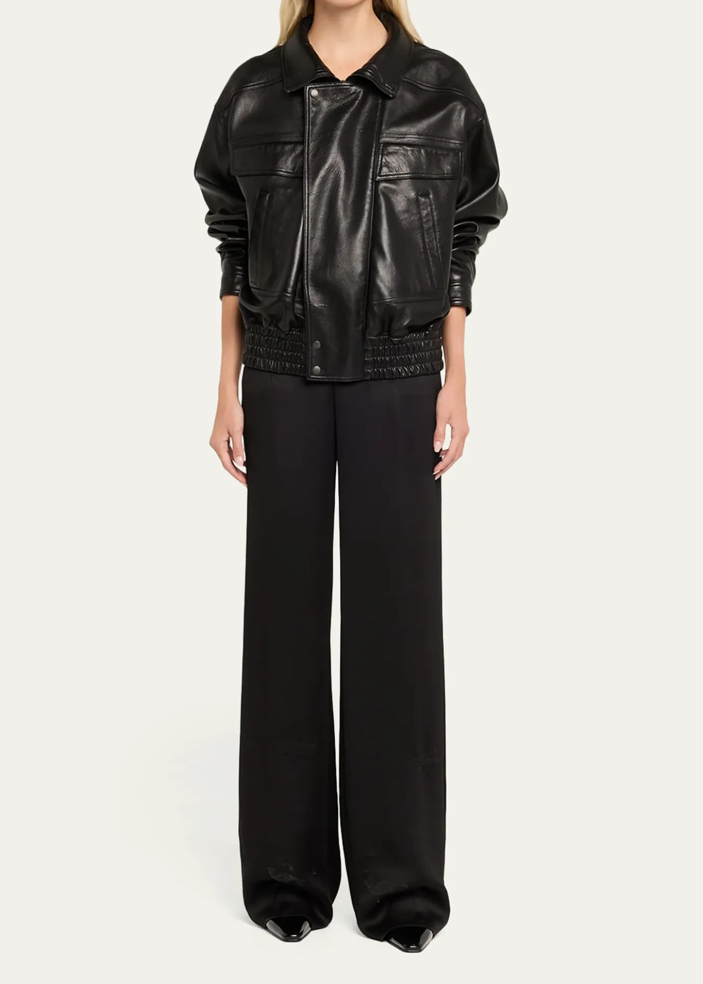 Saint LaurentRainer Patent Leather Booties